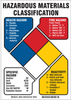 Brady B-302 Polyester Rectangle White Chemical, Biohazard, Hazardous & Flammable Material Sign - 10 in Width x 7 in Height - Laminated - 60053 - 754473-60053 - R. S. Hughes Company, Inc.