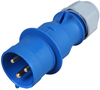 Plug, Free, 240V, 32A, 2P+E; Current Rating Ceenorm - 76T3024 - Newark, An Avnet Company