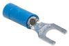 Terminal, Fork, Stud 10, Crimp, Blue; Product Range Abb Thomas & Betts - 31F134 - Newark, An Avnet Company