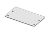 BPM Metal / Stainless Steel Blank Plates- For Screw Assembly / IP66 - 42029 - icotek Corp