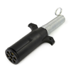 Pollak 11-910 Nylon Trailer Plug with Cable Guard & Seal, 7 Way, 40A, 6-28VDC - 37689 - Waytek, Inc.
