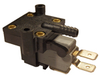 PBN3 Series High Current/Low Pressure Sensors, 1 in-H2O to 6.5 in H2O pressures, barbed radial ports (opposite side as terminals), SPDT, polyurethan diaphragm -- PBN3C451-B - Image
