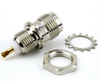 TNC Female (Jack) Bulkhead Connector Solder Cup Terminal, Solder - SC4229 - Fairview Microwave Inc.
