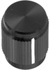 Straight Knurled Knob W/ Line Ind 6.38Mm; Shaft Type Alcoswitch Te Connectivity - 57F2288 - Newark, An Avnet Company
