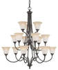 SL880462 Large Chandeliers-Glass Shade - 751233 - Capital Lighting, Inc.