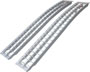 2 pc 3,000 lb 90 x 12 in. Arched Aluminum Ramps -- 8402174 - Image