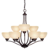 4039BB-207 Mid. Chandeliers-Glass Up - 602928 - Capital Lighting, Inc.