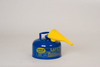 Eagle Blue Galvanized Steel 2 gal Safety Can - 9 1/2 in Height - 11 1/4 in Overall Diameter - 048441-22172 -- 048441-22172 - Image