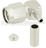 Right Angle SMA Male (Plug) Connector For .100 inch, RG316, RG174, RG188, LMR-100, LMR-100A, LMR-100-FR Cable, Crimp/Solder - SC6052 - Fairview Microwave Inc.