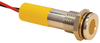 Panel Mount Indicator, Led, 8Mm, Yellow, 24Vdc; Led Color Apem - 64T3916 - Newark, An Avnet Company