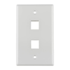 Keystone Faceplates, Frames - FPDUAL-W-ND - DigiKey