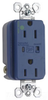 Surge Suppression Receptacle - 8200-BLSP - Thomas & Betts Corporation