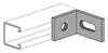 Channel/Strut 90 Deg Angle Plate - PS 2520 - Atkore International
