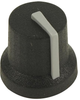 Soft Touch Knob, Rubber, Blk/gry, 16.2Mm; Shaft Type Multicomp Pro - 02AH4545 - Newark, An Avnet Company