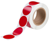 Red Vinyl Aisle Marking Dots - 121039 - Brady Corporation