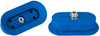 Bellows suction cup (oval) for high dynamic on curved, oily surfaced workpieces SAOB 110x55 HT1-60 G1/4-AG -- 10.01.06.03206 - Image
