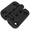 Surface Mount Hinge, 50 mm size, with Mounting Holes, Nylon, Black - EH-6B-5V5-20 - Southco