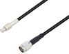 MCX Plug to SMA Male Cable 48 Inch Length Using LMR-100 Coax - PE3W06468-48 - Pasternack