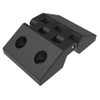 Butt Hinge, 30 mm size, with Mounting Counter bore Holes and Threaded Mount, Polyamide, Black -- EH-DHIF-4530-HI - Image