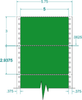 Fluorescent Address Label - Pinfeed - 162000 - Western Numerical Control