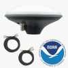 Calibrated Survey Tripleband GNSS Antenna - AS-ANT3B-CAL-L1256-SMATNC-01 - ArduSimple