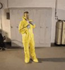 QC122SYLLG001200 - DuPont Tyvek QC Coveralls, Elastic Wrist/Face, Hood/Boots, L; 1/Pk -- GO-86225-71 - Image