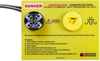 Warning Label, Yellow, 165.1 X 125Mm; Label Type Grace Technologies - 33X0523 - Newark, An Avnet Company