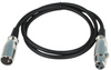 Cable, 3 Way Xlr Plug-Jack, 6M, Black; Connector Type A Multicomp - 70C6332 - Newark, An Avnet Company