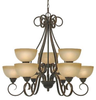 1567-9 PC Mid. Chandeliers-Glass Up - 449845 - Capital Lighting, Inc.