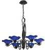 10185/6COB Mid. Chandeliers-Glass Up - 607158 - Capital Lighting, Inc.