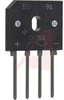 Bridge Rectifier, Single-Phase; 10A, 600V, BU 4-Pin Inline Pkg., RoHS - 70217414 - Allied Electronics, Inc.