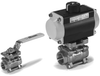 DIR-ACT® 3 Piece Ball Valve -- Model  1/4
