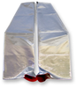 Chicago Protective Apparel Small Aluminized Rayon Slip-On Hip Heat & Fire-Resistant Chaps - 470-AR SM - 470-AR SM - R. S. Hughes Company, Inc.