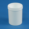 Polypropylene Straight Sided White Jars - 70249 - U.S. Plastic Corporation