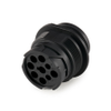 Amphenol Sine Systems AHD10-9-1939P-B022 AHD 9-Pin Panel Mount Receptacle for Size 16 Contacts -- 39343 - Image