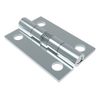 Hinge, Small Leaf, Large Leaf, 39 mm  Long, Steel, Nickel Zinc Plated -- N6-DHSM-3826 - Image