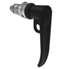 Quarter-Turn Cam Latch, L-Handle, Pad Locking, Sealed, Zinc Alloy, Powder Coat, Black - E5-7A-705-UU3 - Southco