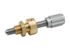 Miniature Adjustment Screw, 100 TPI, 12.7 mm, Small Knob, Side Lock - AJS8-100-0.5 - Newport MKS