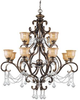 Large Chandeliers-Glass Shade - 12250 - Light Center (The)