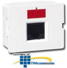 Siemon Flat CT 5e Single Coupler - Cat 5e - CT-F-C5-02 - TelephoneStuff.com