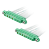 16+4 Pos. Female 26 AWG+18 AWG Cable Assembly, 90mm, double-end, Screw-Lok - G125-FC116051-04-0090F1 - Harwin Plc
