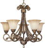P4201-91C Mid. Chandeliers-Glass Up - 762368 - Capital Lighting, Inc.