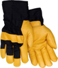 Red Steer 56360 Black Medium Grain Pigskin Canvas/Leather Driver's Gloves - Wing Thumb - 046065-56382 - 046065-56382 - R. S. Hughes Company, Inc.