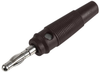 Plug, 4Mm, Laminated, Black, Pk5; Gender Hirschmann Test And Measurement - 24M3294 - Newark, An Avnet Company