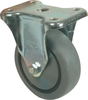 5" Thermoplastic Rubber Rigid Caster -- 8039893 - Image