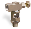 Inverted Angle Heavy Duty Sight Feed Valve, 1/2” Female NPT Inlet, 1/2” Male NPT Outlet, Handwheel - B743-3 - Oil-Rite Corp.