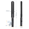 865mHz 6dbi Rubber Duck Whip Antenna with SMA Male Movable Connector - ET-8656WR-SMMO - Eteily Technologies India Pvt. Ltd.