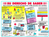 Brady Right To Know Sign - Language Spanish - PS139S - 754476-53201 - R. S. Hughes Company, Inc.