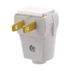 Non-Polarized 2-Prong Angle Plug, 15 Amp 125 Volt 1-15P - 4525 - Suzhou Ele Mfg Co., Ltd.