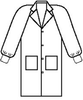 Kimberly-Clark Basic White Small SMS General Purpose Work Coat - 2 Pockets - 036000-10120 - 036000-10120 - R. S. Hughes Company, Inc.